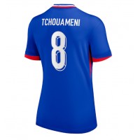 Maglia Calcio Francia Aurelien Tchouameni #8 Prima Divisa Donna Europei 2024 Manica Corta